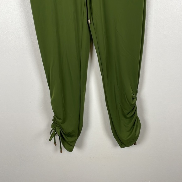 INC International Concepts sleeveless halter style drawstring waist jumpsuit SM - Picture 3 of 12